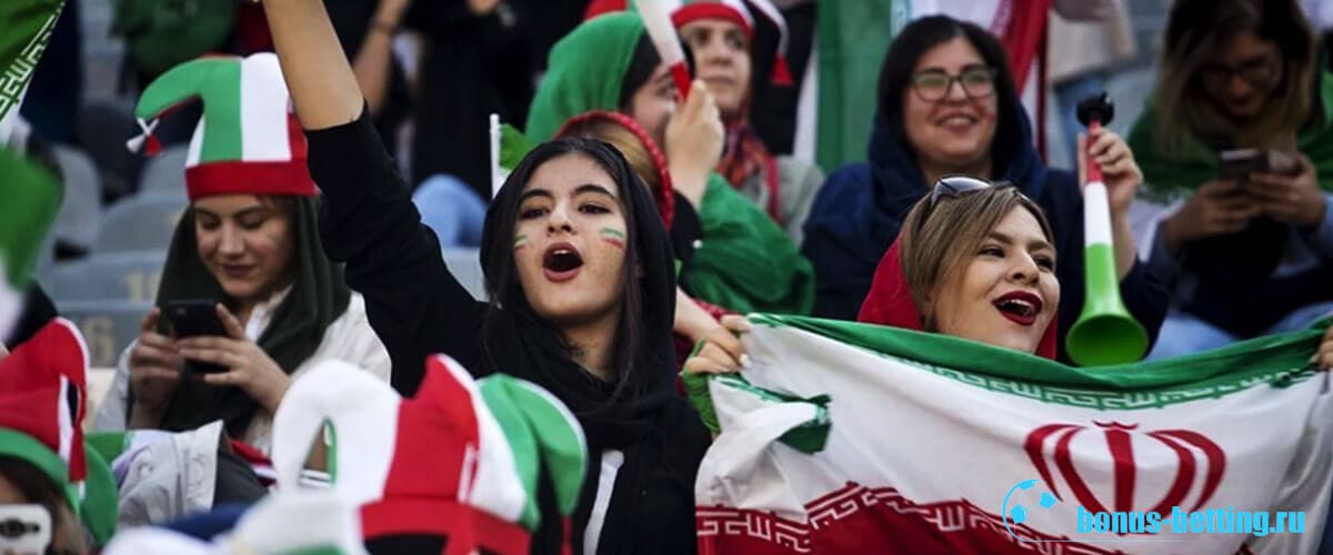 иранские женщины на футболе