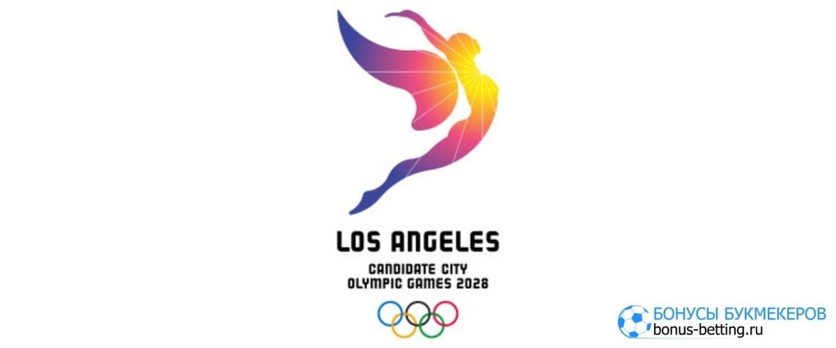 Логотип ОИ-2025 в Лос-Анджелесе