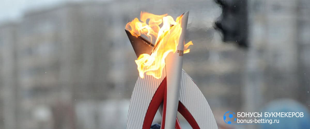 церемония зажжения олимпийского огня