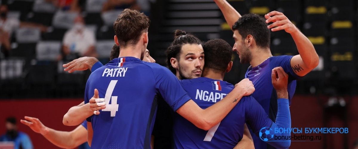 Сборная Франции по волейболу всухую переиграла Аргентину и вышла в финал Олимпиады