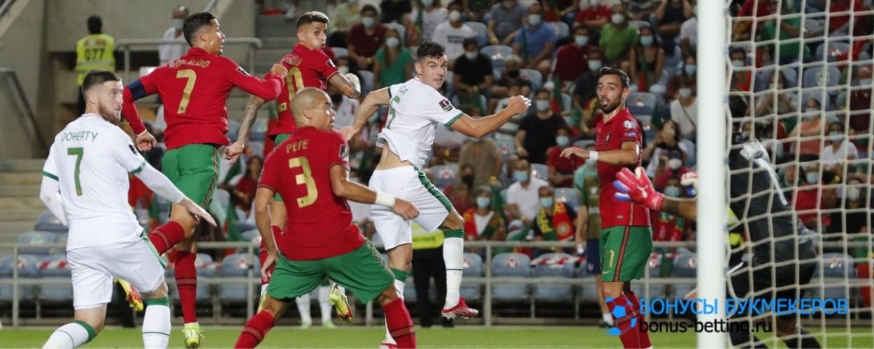 Португалия в волевом стиле переиграла Ирландию