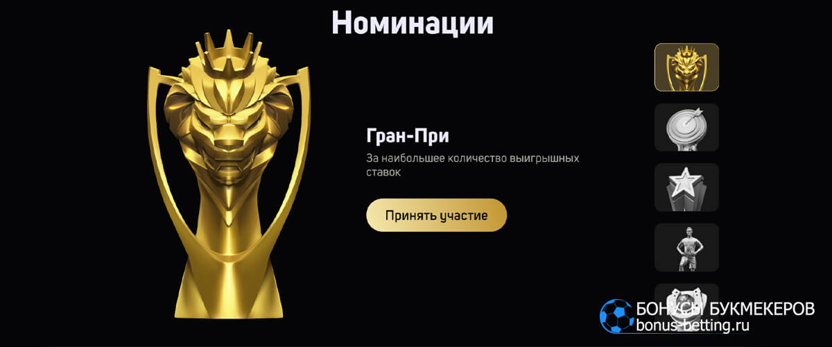 Premiya Qatar 2022 в Леонбетс номинации