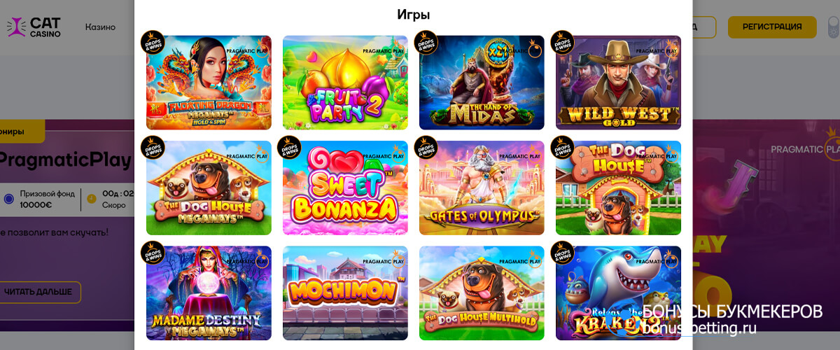 PragmaticPlay Tournament в Cat casino