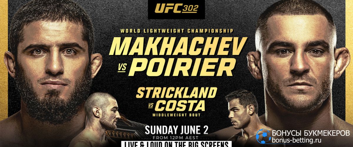 Спортивный календарь 2024 июнь UFC 302 в Ньюарке