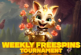 Weekly Freespins Tournament в Cat casino