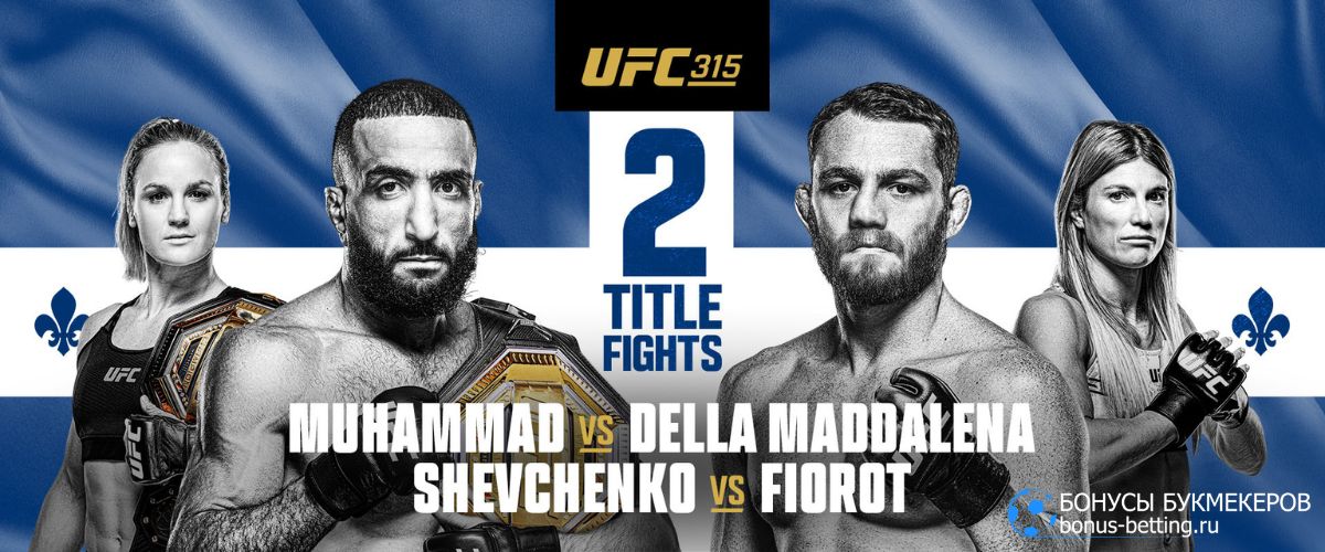 Спортивный календарь 2025 май: UFC 315