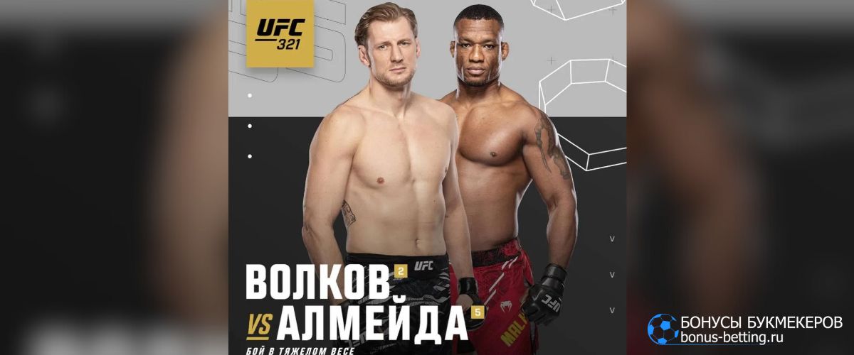 Прогноз на бой Александр Волков – Жаилтон Алмейда UFC 321 Абу-Даби