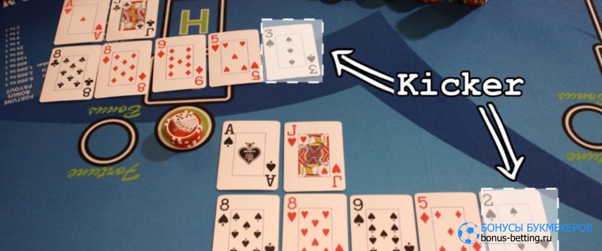 Что такое кикер в покере простыми словами Что такое кикер в покере простыми словами