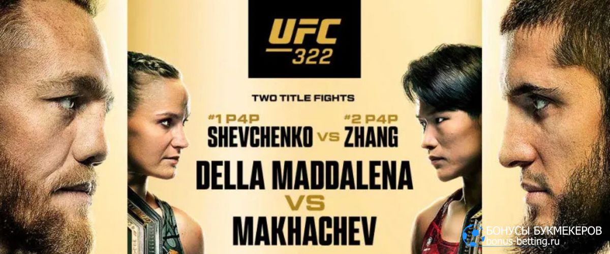 UFC 322: дата и место турнира UFC 322: дата и место турнира
