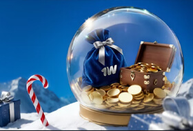 Раздача 25 000 в новогодних турнирах 1win