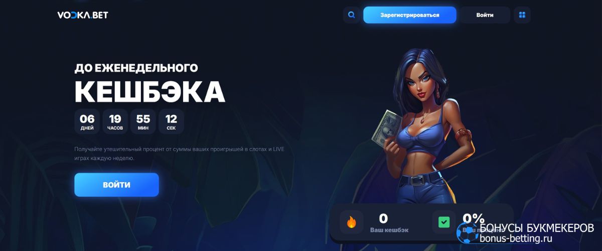 Как работает Vodka Casino кешбэк