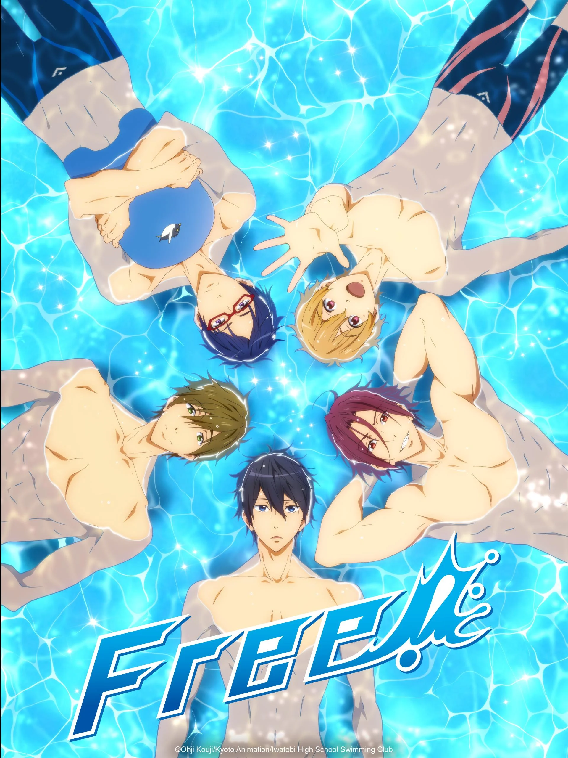 Лучшие аниме про спорт Вольный! / Free! Iwatobi Swim Club