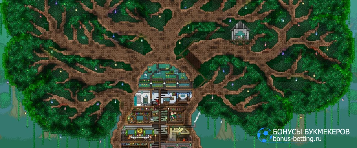 гигантское дерево Terraria 