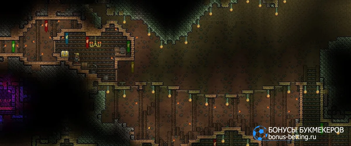 Terraria шахты