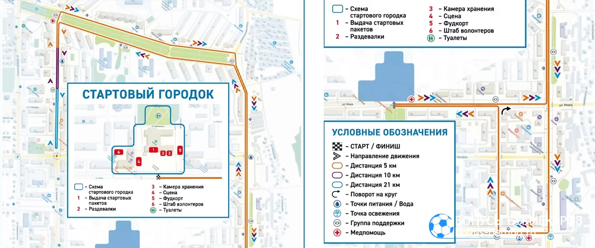 Губкинский полумарафон 2026 маршрут