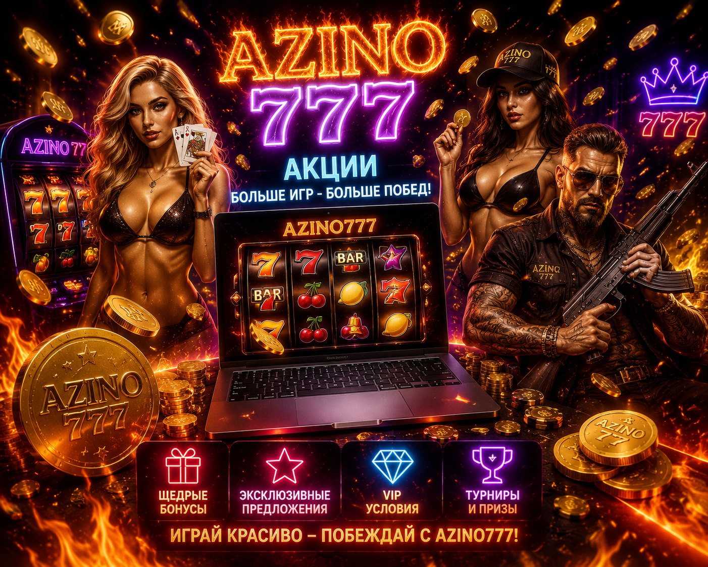Azino 777 бонусы