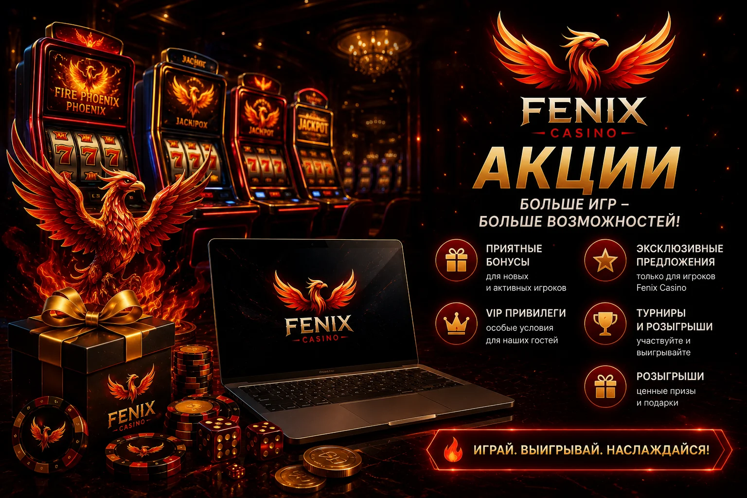 Fenix Casino бонусы