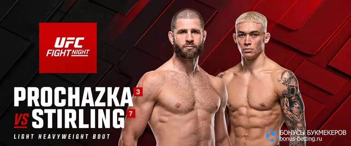 Прогноз Иржи Прохазка – Навахо Стирлинг UFC Катар 21 ноября